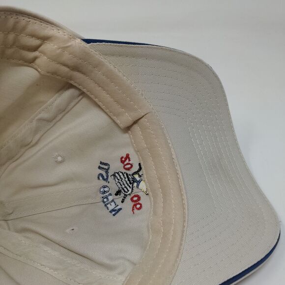 USGA Men's 2006 U.S. Open Winged Foot Slideback Hat Tan Adjustable Embroidered - Picture 12 of 13